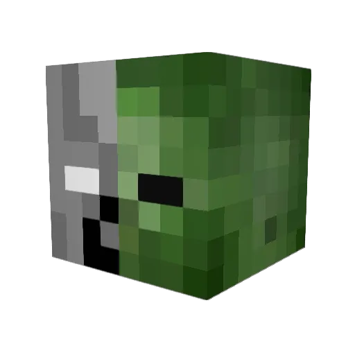 KingMillar Minecraft avatar head, 3D render
