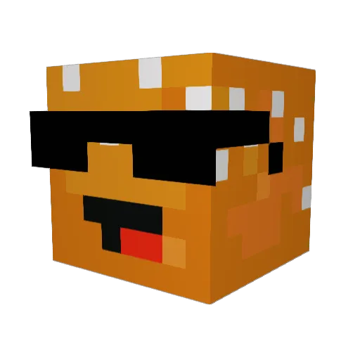 KingMitchHd Minecraft avatar head, 3D render