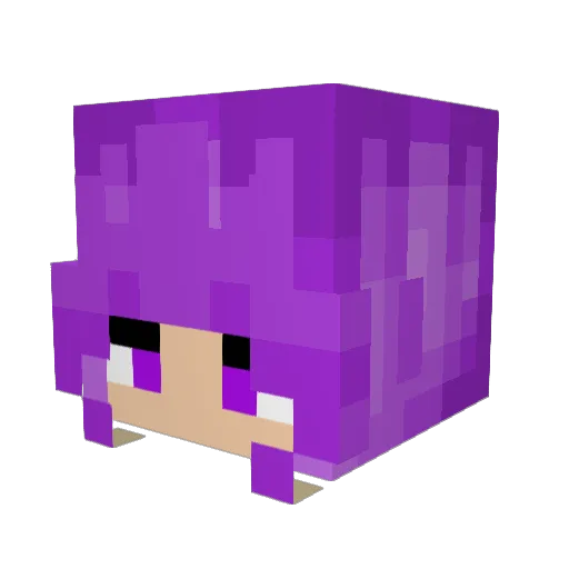 KingMooshroom2 Minecraft avatar head, 3D render