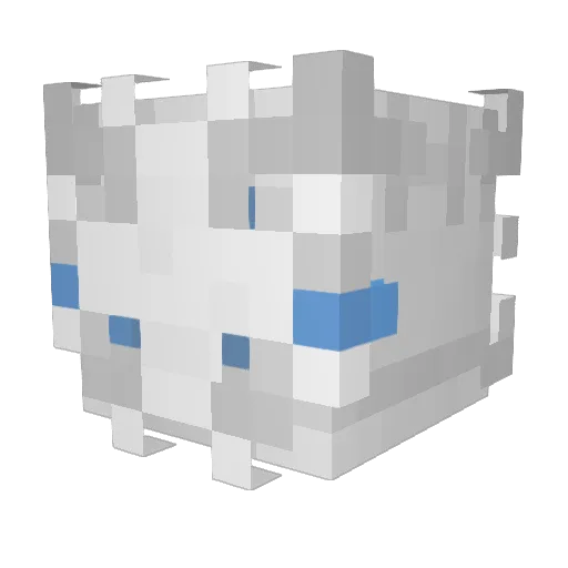 KingMoran Minecraft avatar head, 3D render