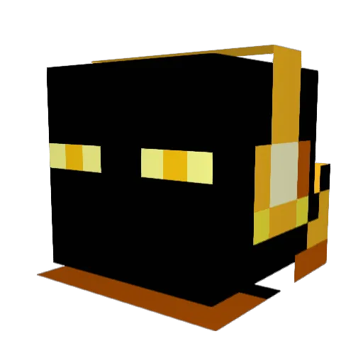 KingMossy Minecraft avatar head, 3D render