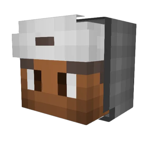 KingMyk3 Minecraft avatar head, 3D render
