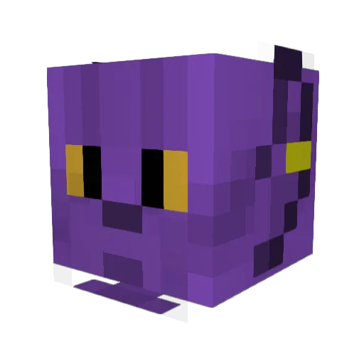 KingNarwhale Minecraft avatar head, 3D render