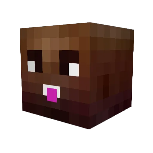 KingOfAFK_ Minecraft avatar head, 3D render
