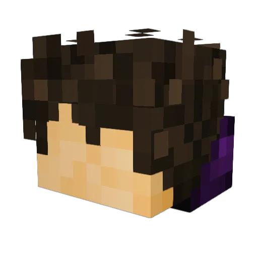 KingOfElementz01 Minecraft avatar head, 3D render