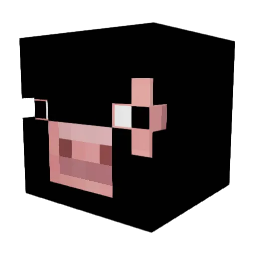KingOfFartss Minecraft avatar head, 3D render