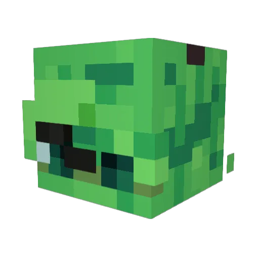 KingOfOtakus Minecraft avatar head, 3D render