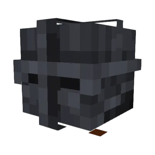 KingParasaur Minecraft avatar head, 3D render