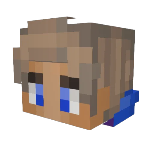 KingPhoenix836 Minecraft avatar head, 3D render