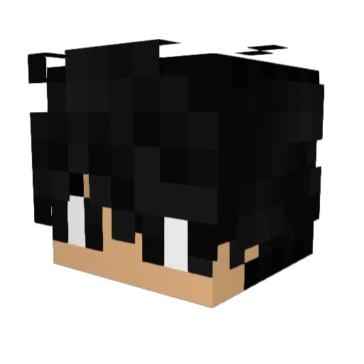 KingPlayer777 Minecraft avatar head, 3D render
