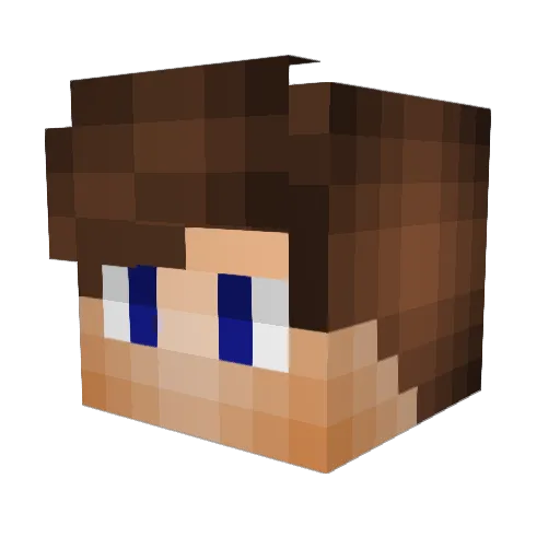 KingPryde Minecraft avatar head, 3D render