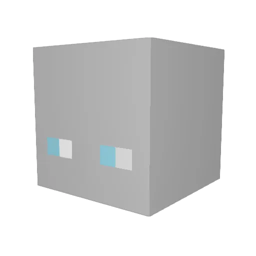 KingRaphi2005 Minecraft avatar head, 3D render