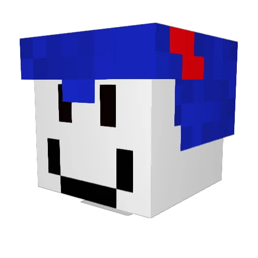 KingRaptor167 Minecraft avatar head, 3D render