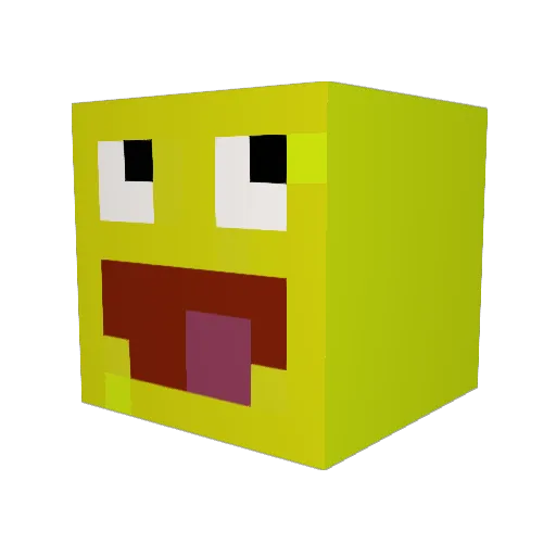 KingRico257 Minecraft avatar head, 3D render