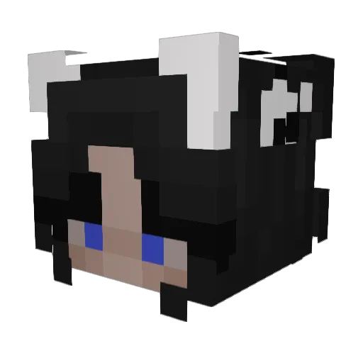 KingRobby3000 Minecraft avatar head, 3D render