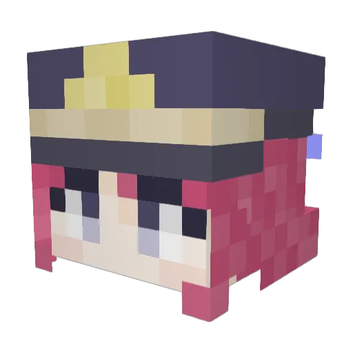 KingRomich Minecraft avatar head, 3D render