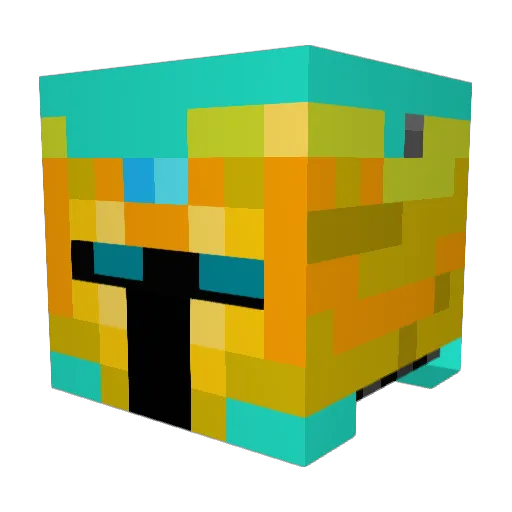 KingRomulus Minecraft avatar head, 3D render