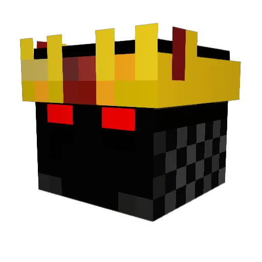 KingRoyVII Minecraft avatar head, 3D render