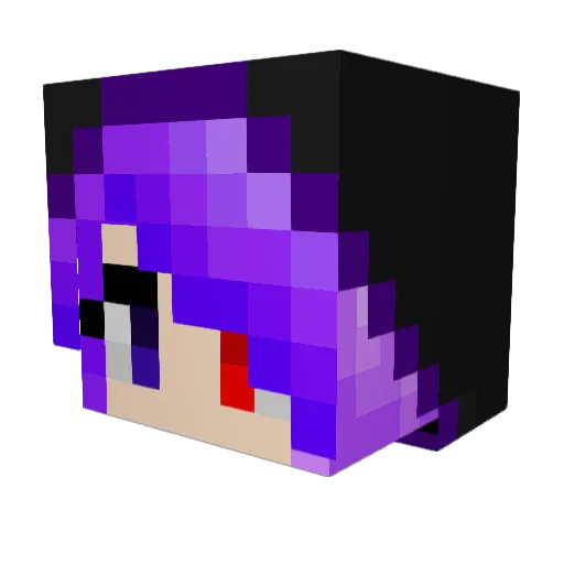 KingRusty1 Minecraft avatar head, 3D render