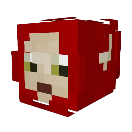 KingRy05 Minecraft avatar head, 3D render