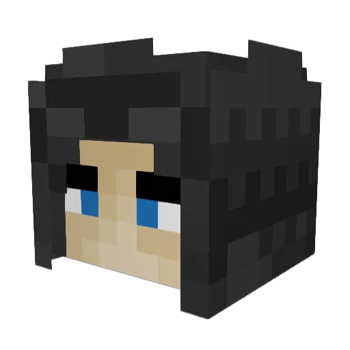 KingRyben Minecraft avatar head, 3D render
