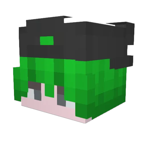 KingSD3_ Minecraft avatar head, 3D render