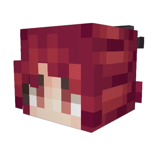 KingSKE Minecraft avatar head, 3D render