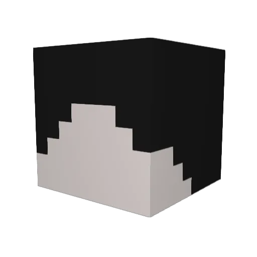 KingSaheb Minecraft avatar head, 3D render