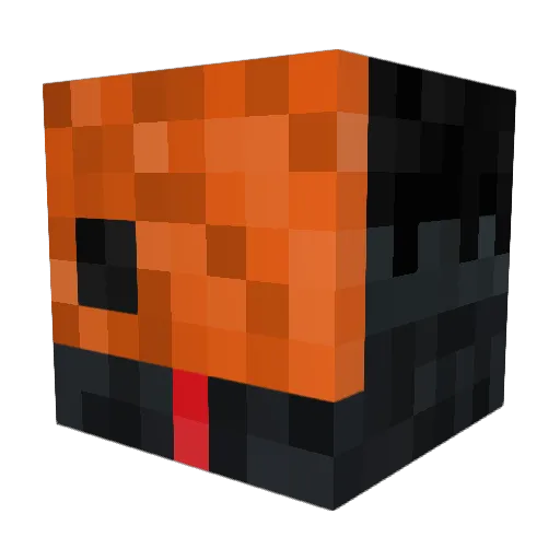 KingSalvage Minecraft avatar head, 3D render