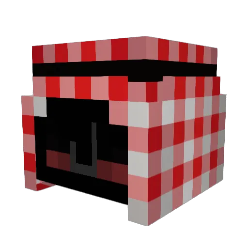 KingSammeDmac Minecraft avatar head, 3D render