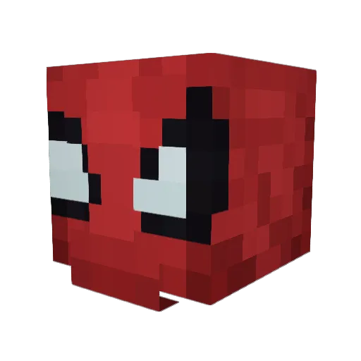 KingSayam Minecraft avatar head, 3D render