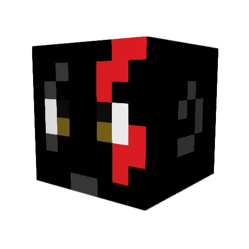 KingSiggie Minecraft avatar head, 3D render