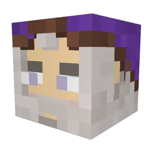 KingSignus Minecraft avatar head, 3D render