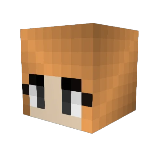 KingSkolles Minecraft avatar head, 3D render