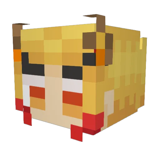 KingSlickMylo Minecraft avatar head, 3D render