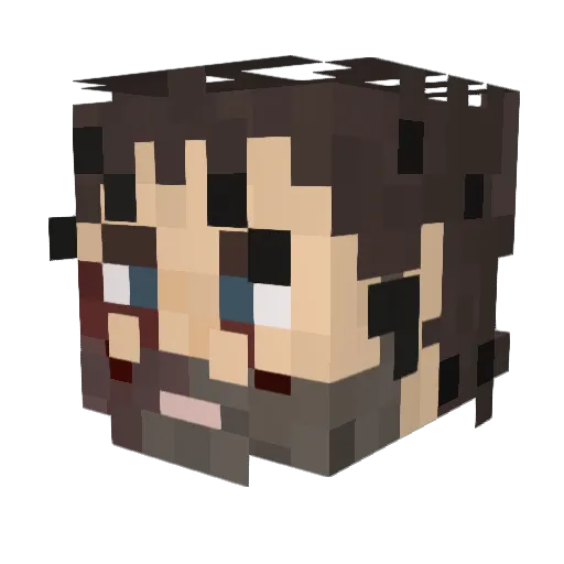 KingSloth123 Minecraft avatar head, 3D render