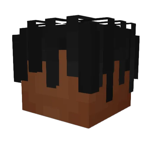 KingSpecter Minecraft avatar head, 3D render