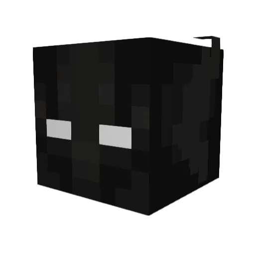 KingSpud99 Minecraft avatar head, 3D render