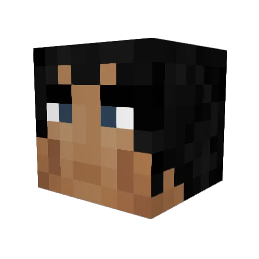 KingStiff Minecraft avatar head, 3D render