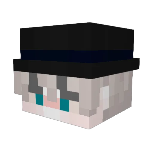 KingSwain Minecraft avatar head, 3D render