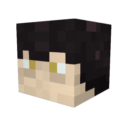 KingTeddythe2st Minecraft avatar head, 3D render
