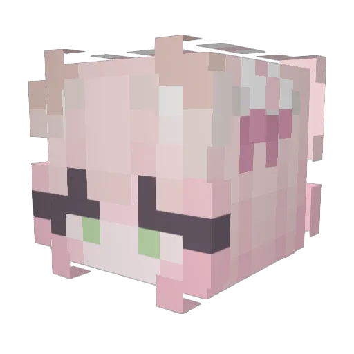 KingTheary Minecraft avatar head, 3D render