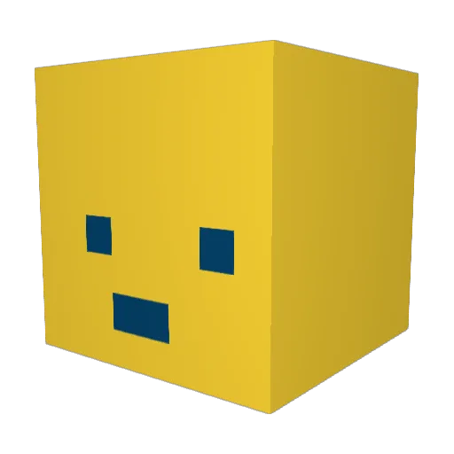 KingTimmy_The3rd Minecraft avatar head, 3D render