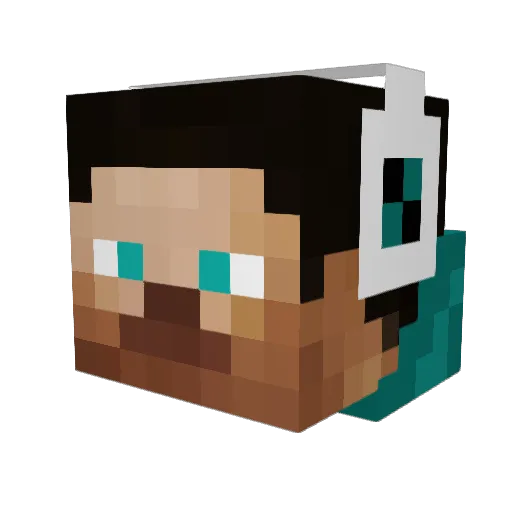 KingTony999 Minecraft avatar head, 3D render