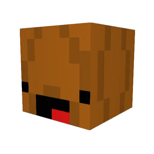 KingTundra Minecraft avatar head, 3D render