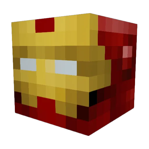 KingUK7 Minecraft avatar head, 3D render