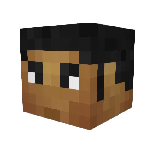 KingVSA Minecraft avatar head, 3D render