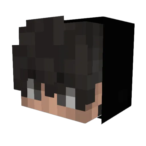 KingXNightingale Minecraft avatar head, 3D render
