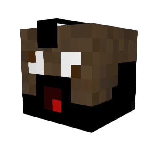 KingXYZ Minecraft avatar head, 3D render