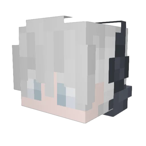 KingYeSung Minecraft avatar head, 3D render